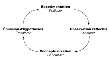 Les quatre phases de l'apprentissage selon Kolb (1984)